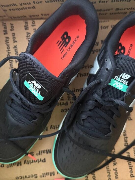 NEW BALANCE 796 PADEL 2E MCH796PA TENNIS SHOES BLACK/GREEN MEN\'S SIZE:8.5 NEW main image 12